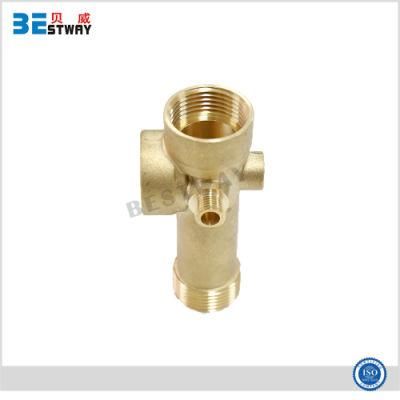 5 Way Brass Fitting/ Pex Plumbing Pipe Fitting for PVC Pipe