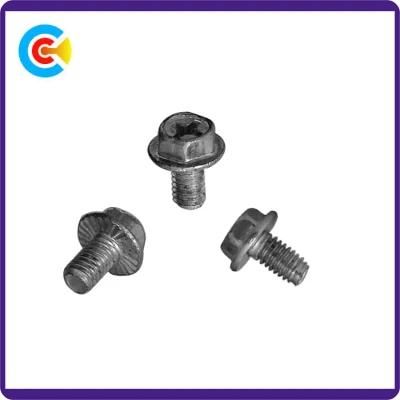 Combination Flanged-Hex/Phillips-Head Screw for Computers