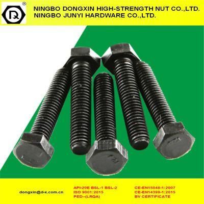 10.9 DIN933 Full Thread Black Fastener Hex Head Bolt
