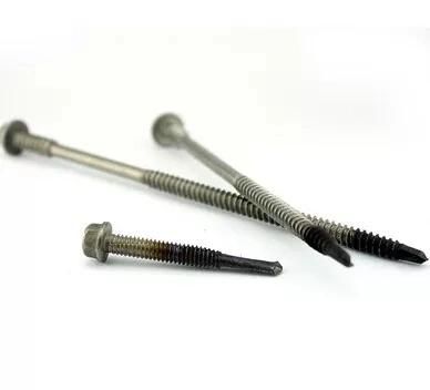 Hex Head Carbon Steel Self Drilling Screws with EPDM Washer