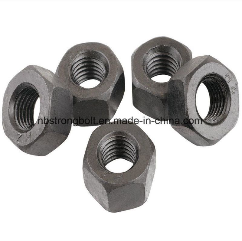 ASTM A194 Gr. 2h Heavy Hex Nut Black 1.1/2"-6