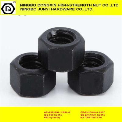 Carbon Steel DIN934 Black Hex Nut Fasteners