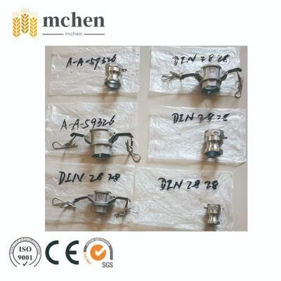 Stainless Steel DIN2828 and a-a-59326camlock Groove Gas Quick Release Connector Hose Couplings