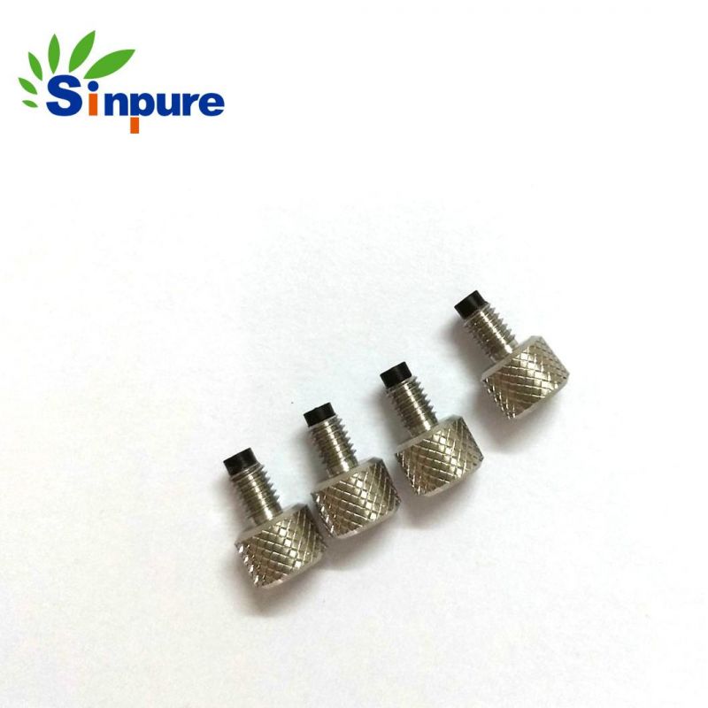 China OEM Sevice Stainless Steel Male M3 Screw Knurled Thumb Screw