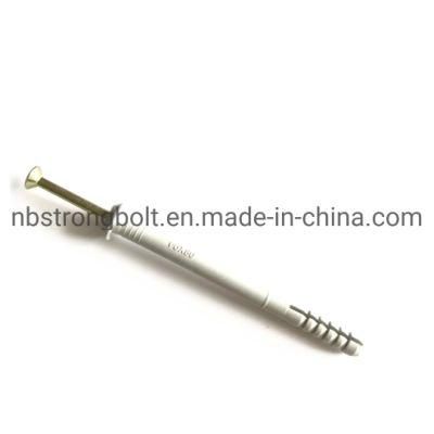 Mashroom Head Nylon Anchor with Pozi Nail