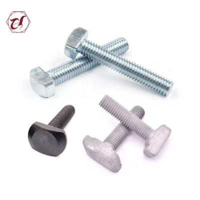 Carbon Steel Customized Size Square Head T Bolt
