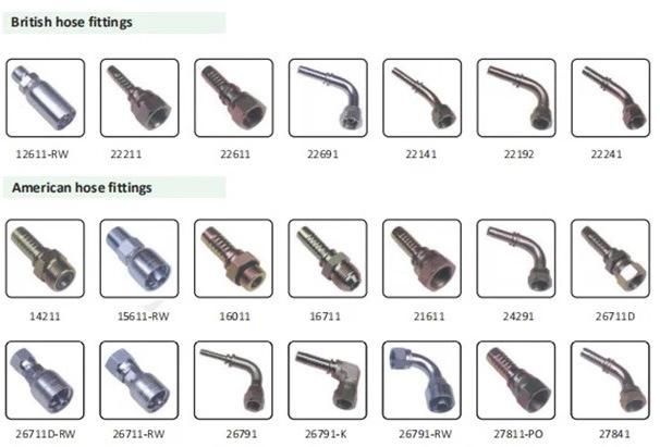 Factory Supplying SAE Ferrule Crimp Hose Assembly for Hydraulic Fittings