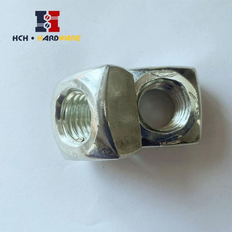 OEM Galvanized Zinc Carbon Steel Suqare Nut