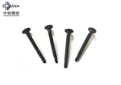 3.5X35mm Self Drilling Drywall Screws Philips Bugle Head with Cross Recess Steel C1022 Black Phosphated Coating Single Thread Drywall Screw