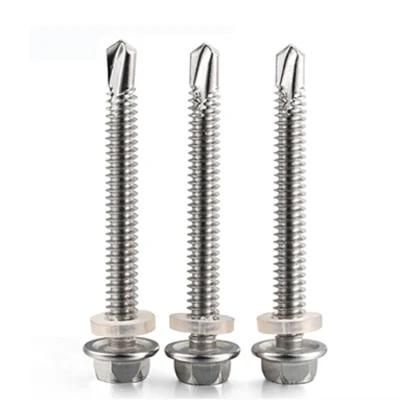 Hardware Fasteners Screw Self Drilling Tek Screws Stainless Steel 304 316 A2 A4 DIN7504 M6