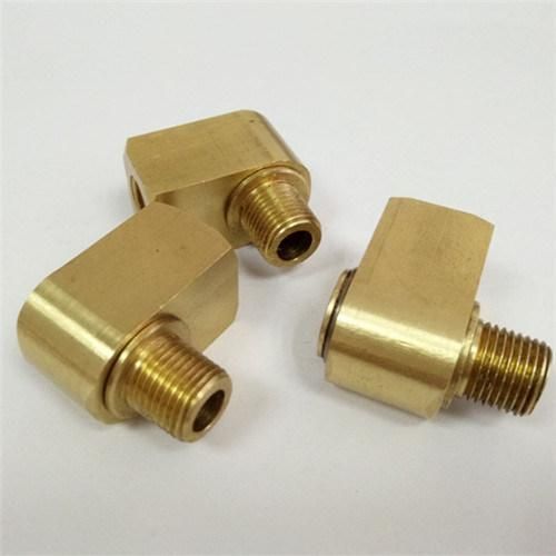 CNC Turning Parts Brass Male Pipe Nipple