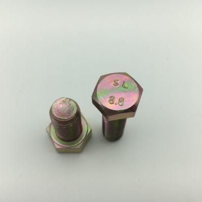 Galvanized Hex Cap Screw Hexagon Head Bolt with High Strength