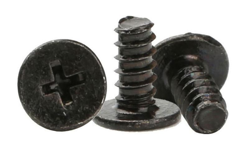 Mini Black Oxide Ultra Low Head Cross Recess Head Screw