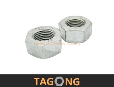 Hex Nuts Class8 HDG M20 ISO4032 High Strength Nuts