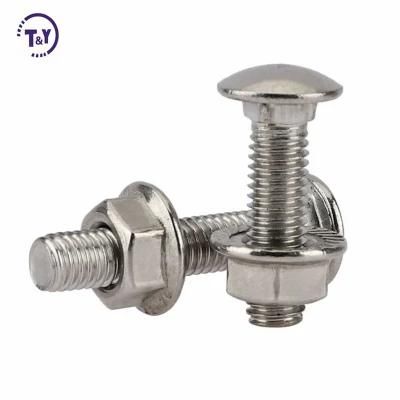 DIN603 Stainless Steel Square Carriage Bolt and Nut