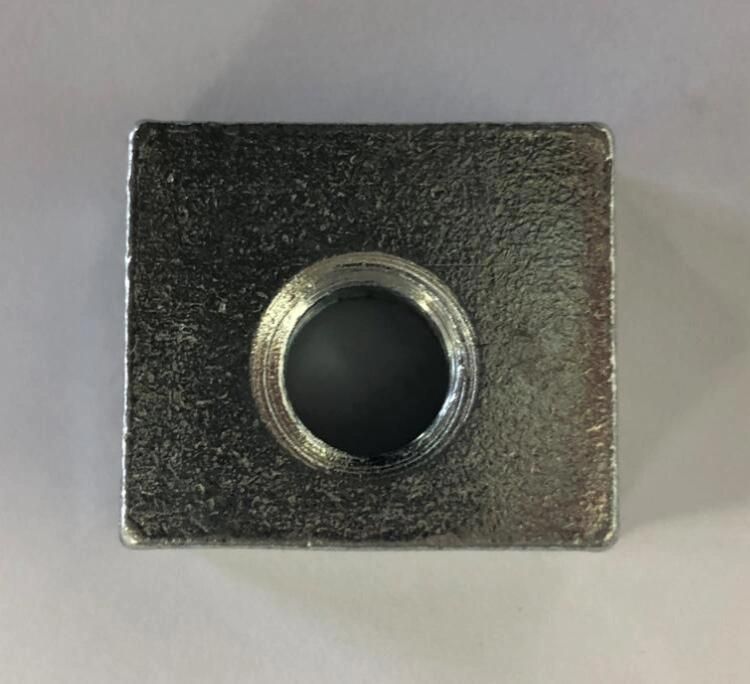 Carbon Steel Customized Square Nut Zinc Plated