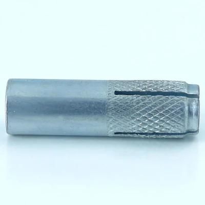 Zinc Yellow Plated Drop-in Anchor Bolt, Single Side Knurled Anchor