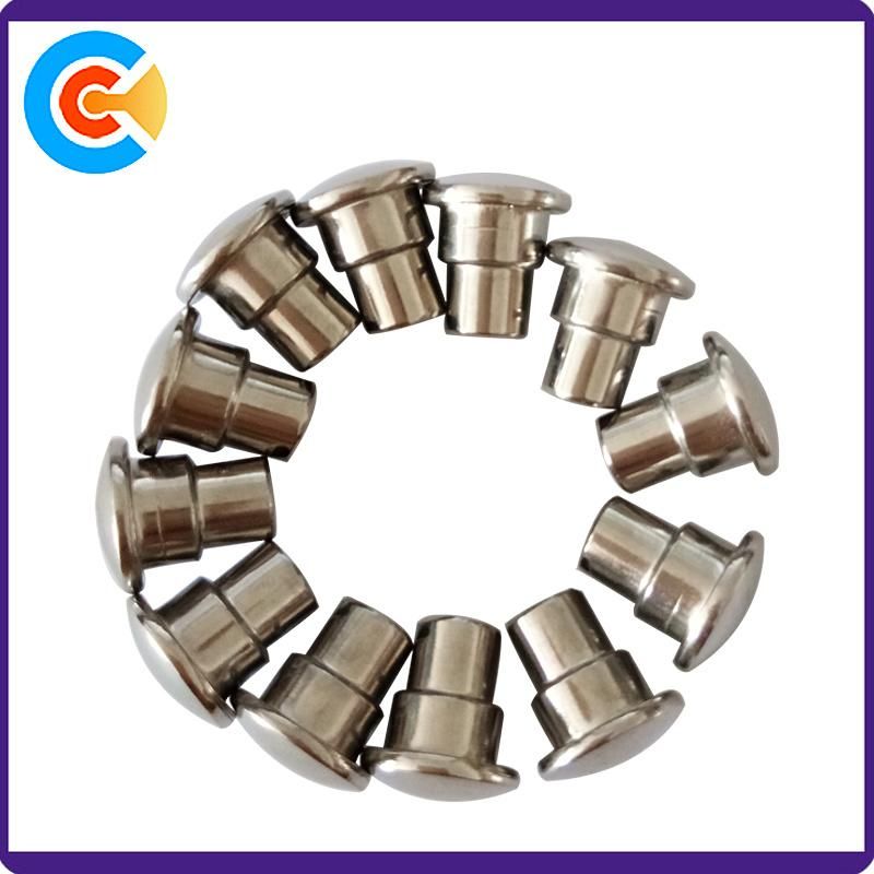 Non-Standard Fasteners Rivets Mushroom Head Semi-Tubular Rivets