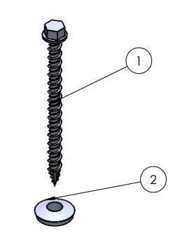 Yellow -Zinc Plated Self Drilling Screw Nail Wood Screw Galvanized Self Drilling Screws