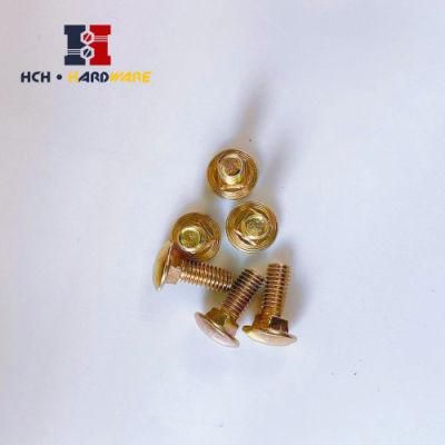 Zinc Plated Short Square Neck Bolt Mushroom Stainless Steel Carriage Bolt