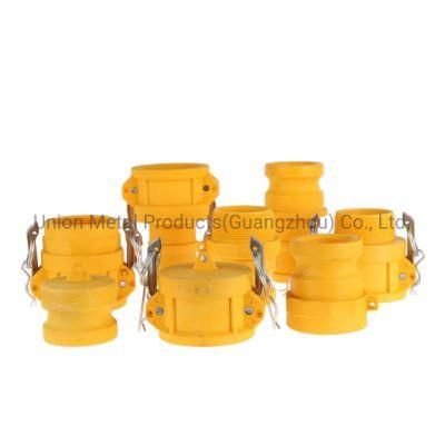 Male Adapter with Male Thread Type F Nylon Camlock Coupling