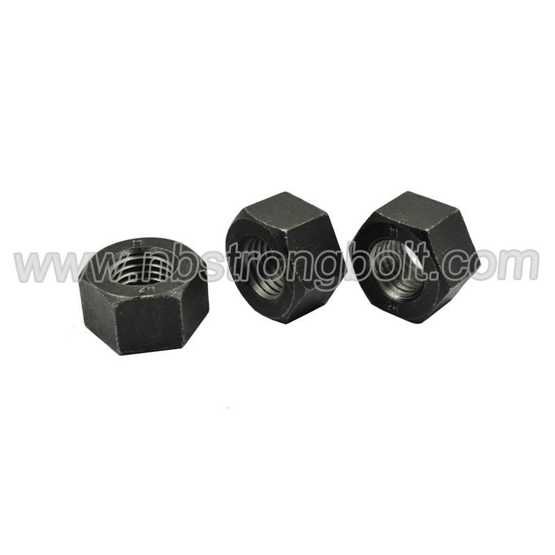 ASTM A194 Gr. 2h Heavy Hex Nut Black