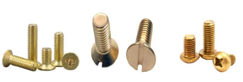 Brass Fasteners Machine Screw/Self Tapping Screw/Brass Hex Bolt and Nut/Hex Nuts/Brass Cap Nut/Flat Washer/Hex Bolt and Nut/Brass Wood Screw/Set Screw
