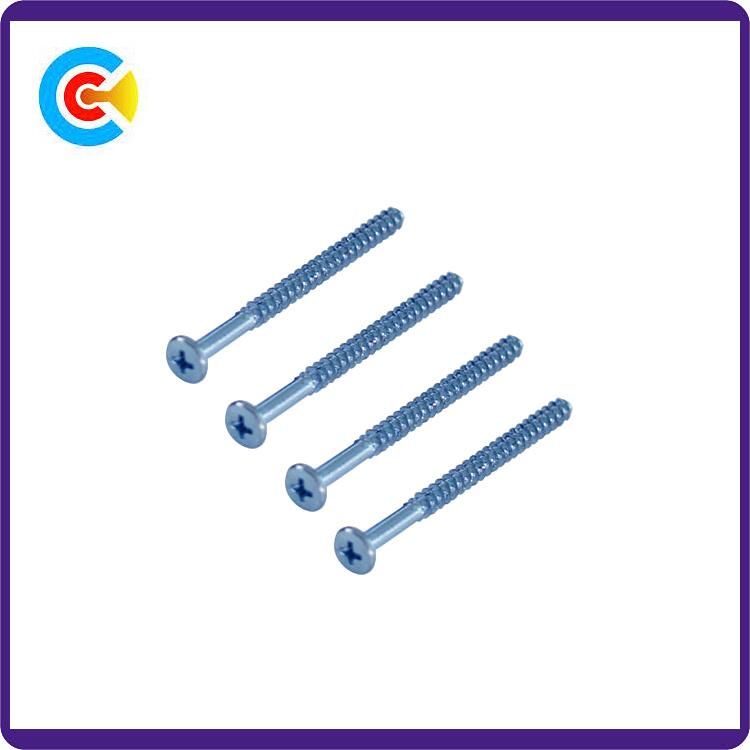 Carbon Steel Phillips Recessed Flat Tail Tapping Screw Tapping Screws