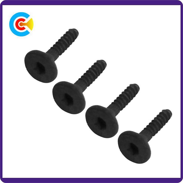 DIN/ANSI/BS/JIS Carbon-Steel/Stainless-Steel Han-Twist Hexgon Countersunk Head Screw for Building Railway
