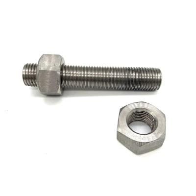 M8 M14 A193 Full Thread Stainless A2 A4 High Tension Stud Bolt and Nut Double End Threaded Rod