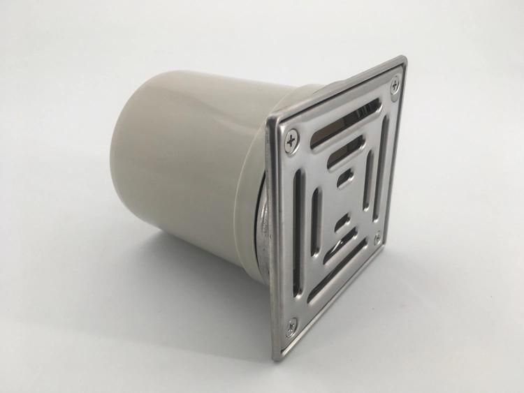 China Stainless Steel 304 Floor Drain Backflow Preventer for Bathroom