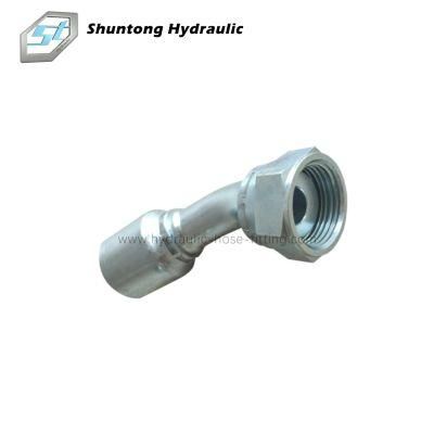 Elbow 45 Orfs Female Integral Fitting Hose Fitting Hydraulic Reusable One-Piece Fitting