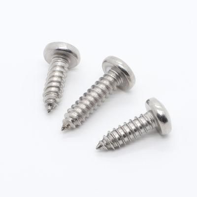 304 316 Stainless Steel Fasteners Pan Phillips Head Self Tapping Screws