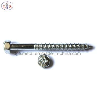 Slotted and Phillips Hex Head Self Tapping Screw