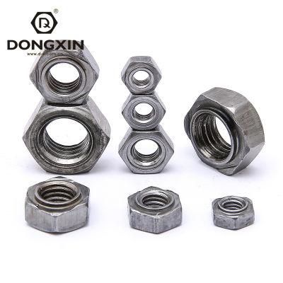 Carbon Steel SUS304 M8-M16 Hex Weld Nuts DIN929 Hexagon Welding Nut