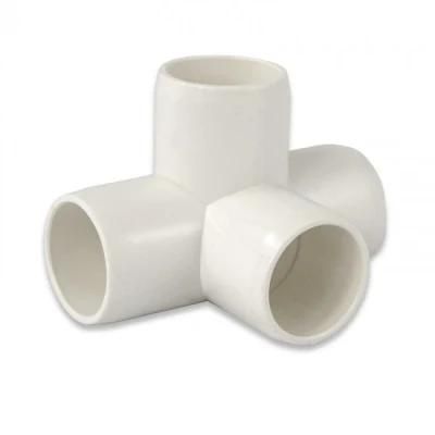 One Inch 4-Way White CPVC Fitting