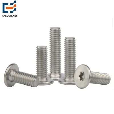 SS304 Torx Socket Bolt Csk Head A2-70 Hex Socket Full Thread A4-80 Countersunk Head Bolts Machine Screw
