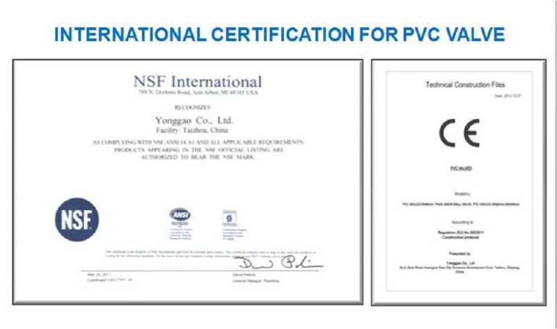 Era JIS/ BS/ ANSI/ DIN Standard UPVC Thread Union Pn10 (F1970) with NSF-Pw & Upc