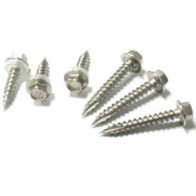Stainless Steel Hex Washer Head Self Tapping Screw T17 Cutting with EPDM Cut Washer