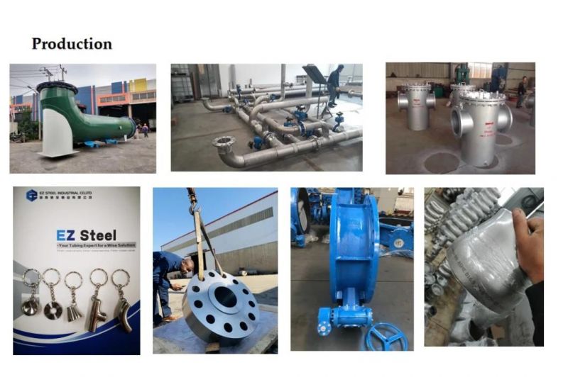Customized Steel Pipe Forging Steel Tube Flange with En10204-3.1 Certificate