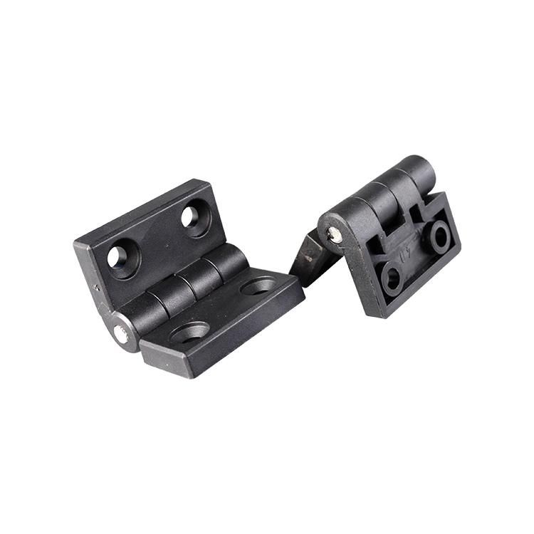 Various Models Heavy Duty Plastic Standard Black Hinge for Aluminium T Slot Accessories