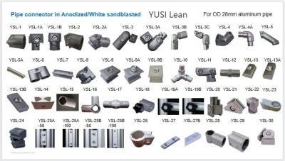 Aluminum Pipe Joint for Pipe Joint System/ Low Cost Intelligent Automation/ Rack/ Cart/ Workbench/Production Line