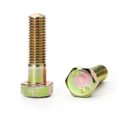 Carbon Steel Color Zinc Plated Grade 4.8 Hexagon Head Hex Bolts
