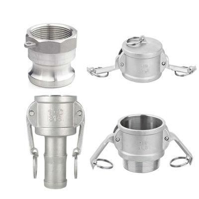 Stainless Steel 304 Type C Cam Lock Hose Adapter and Fittings