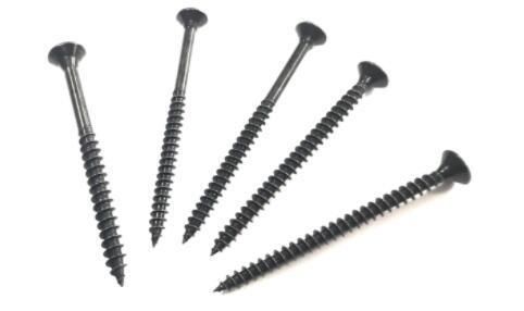 Coarse Thread Bugle Head Drywall Screws with Black Phosphate Coated Size 3.5X45mm Drywall Screws