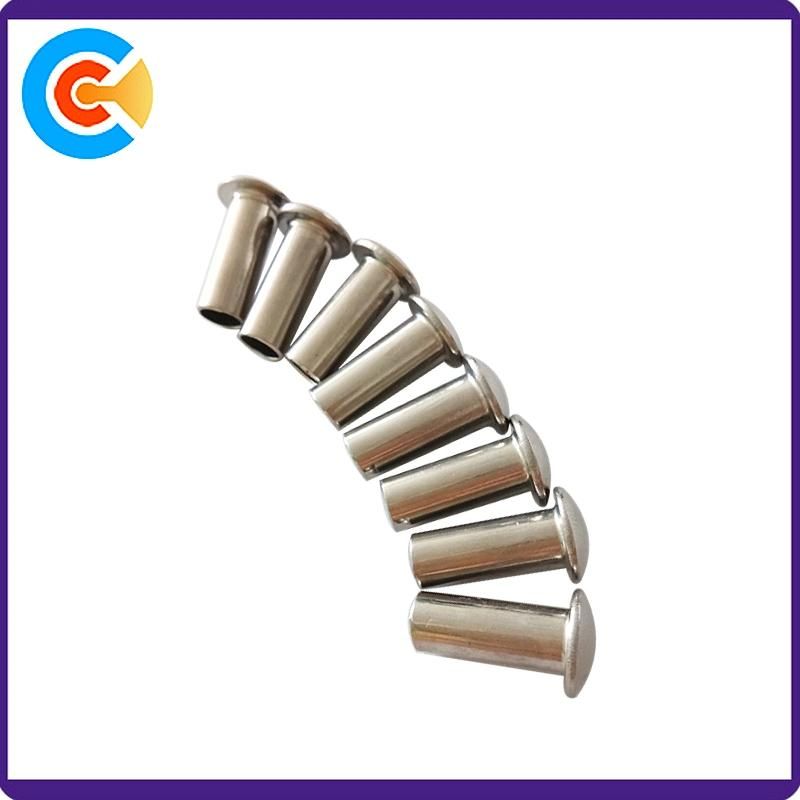 M6X18 Stainless Steel Mushroom Head Semi-Tubular Rivets