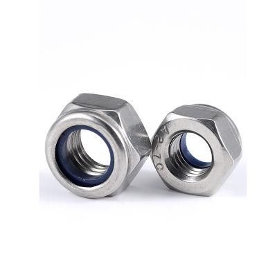 Lock Nut Self Locking Bearing DIN985 Prevailing Torque Type Hexagon Thin Nuts with Non-Metallic Insert