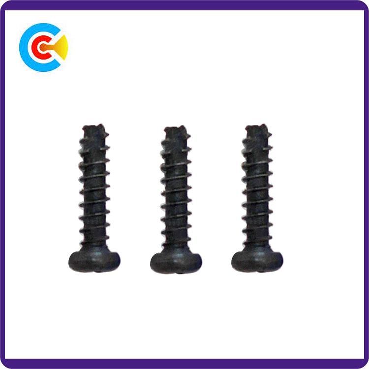 GB/DIN/JIS/ANSI Carbon Steel/Stainless Steel Crossed Tail Tapping Screws for Building Railway