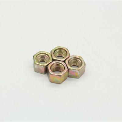 Yellow Zinc Plating DIN934 Hex Nut