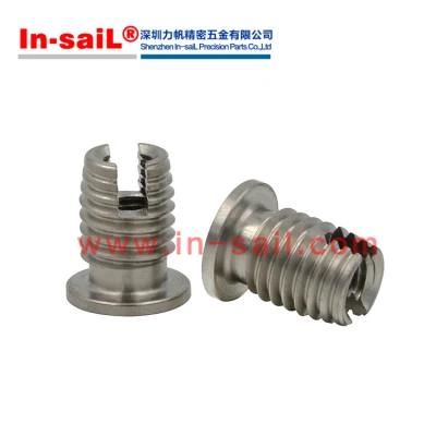 Threaded Inserts for Wood Without Slotted and with Tapped Blind Hole